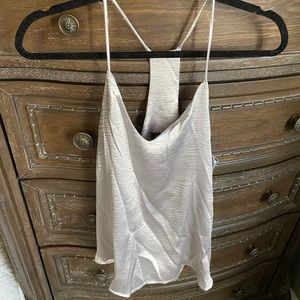 Grey metallic top - Size Medium